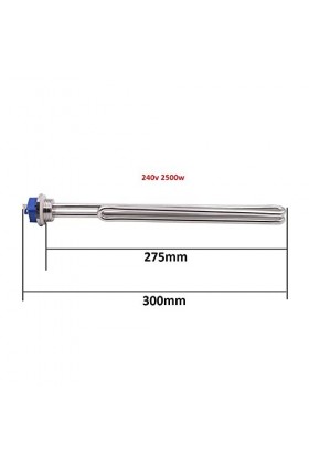 Élément chauffant SUS304 Résistance au chauffage 24 0V 2,5 KW / 3,5 KW / 4,5 KW - Élément chauffant pour réservoir Élément ch