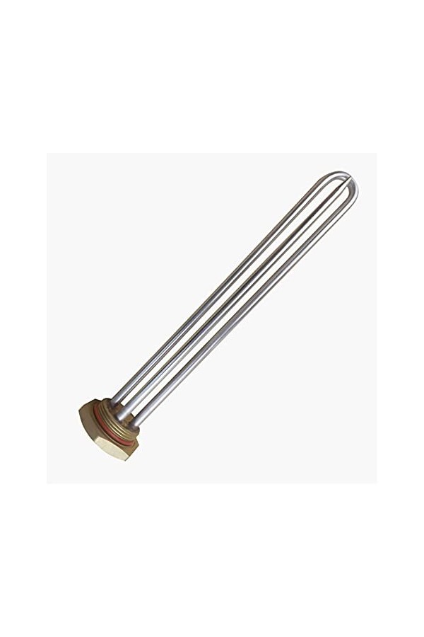 Élément chauffant Élément chauffant avec tube de sonde 220v 1500W 1 1/4"Fil 42mm immersion Chauffeur à eau Type de vis Chauff