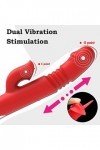 HLLL Silicone Rouge avec Fonction Rétractable et Chauffante, Chargement USB