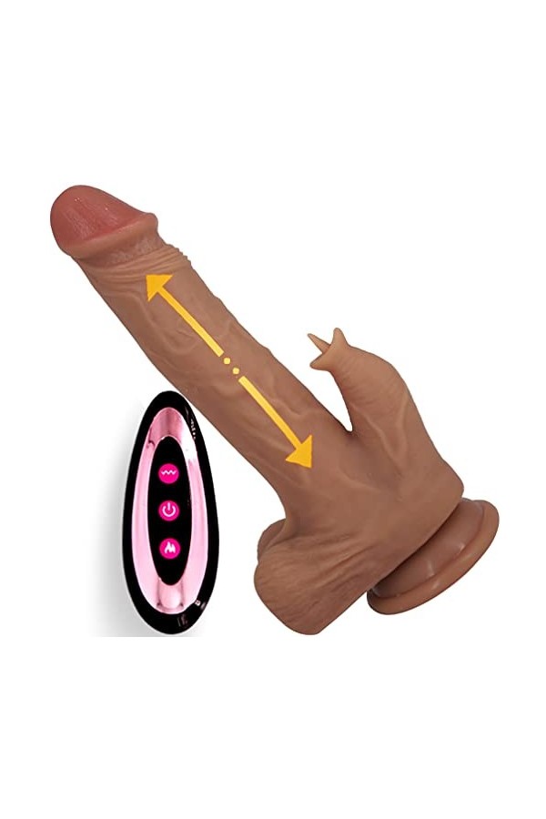 Cháuffant G??? Vîbro-máss?ur Telecommande Vibrờ-mạssêur Va ?t Vi?nt sans Fil R?áliste Gờdḙs V?br?mạss?urs F?minin Clît?rîdîên