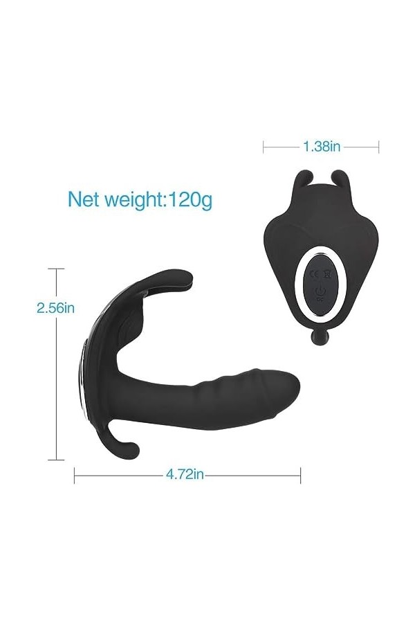 Vibromasseur Culotte Connecté Telephone A Distance Vibromasseurs Feminin Va Et Vient Gode Femme Sex, Sex Toyspour pour Couple