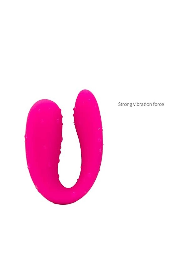 Couples en forme de U jouet à distance Vịbrantor pour femme homme avec vibrations puissantes Couples imperméables vibrateur A