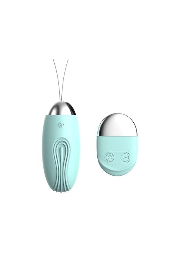 Oeuf Vîbrò Oeuf Vibrant Connecté Telephone Vibrateur Bullet Puissant et Silencieux Vibro-Masseur Clitoridien Télécommande Blu