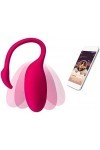 Portable Vibe App à distance Vibromasseur de culotte portable Bluetooth avec APP Vibromasseur à distance sans fil avec multi-