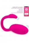Portable Vibe App à distance Vibromasseur de culotte portable Bluetooth avec APP Vibromasseur à distance sans fil avec multi-