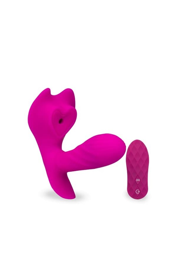 Culotte vibrante clitoris et gode