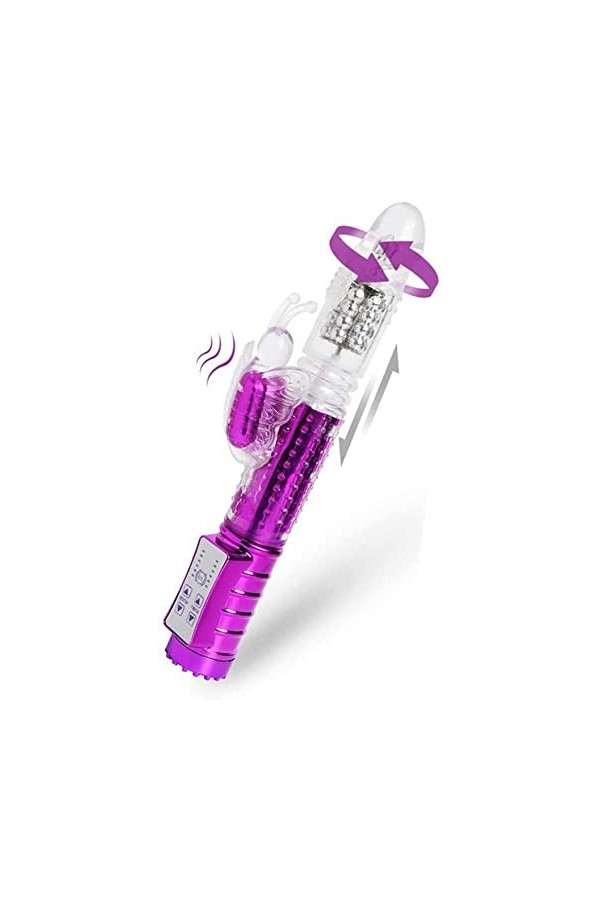 MKLJ Vîbrant Femme sans Fil Rabbit Femme Vǐbro Va et Vient Lápin Vībránt Rabbit Femme Vîbro Va et Vient Gòdemìchet Maśśeur Ra