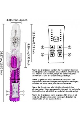 MKLJ Vîbrant Femme sans Fil Rabbit Femme Vǐbro Va et Vient Lápin Vībránt Rabbit Femme Vîbro Va et Vient Gòdemìchet Maśśeur Ra