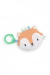 Ingenuity jouet bruissant ity by Ingenuity, renardeau pour nouveau-nés et plus grands, étiquettes en satin, anneau, jouet uni