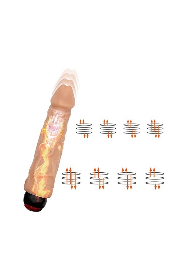 F5IO- Incroyable Produit Flexible Pour Femmes De 9,45 Pouces Hőrse ĐiĹđo ğoĐeş ŞextoýŜ pour Couples ğoĐemiċhé ReaĹiŞte Vibro&