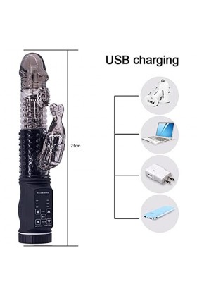 Gros G??e V?b?o-ma??eur Rabbit S?x ?oýs Femme Couple, Rabbit Femme V?bro Sîlîcone Va Et Vient V?br?ma???urs Feminin Silencie