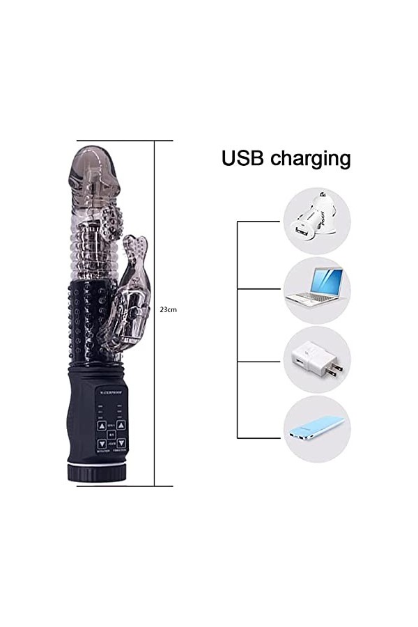 Gros G??e V?b?o-ma??eur Rabbit S?x ?oýs Femme Couple, Rabbit Femme V?bro Sîlîcone Va Et Vient V?br?ma???urs Feminin Silencie