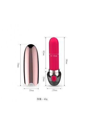 Víbrạņt Fémmés Mini Gode rougé à lèvres Fémmé Bâton Vibrant Sans Fil Puissant Masturbatéur Clitoridién Erotiqué Avéc plusiéur