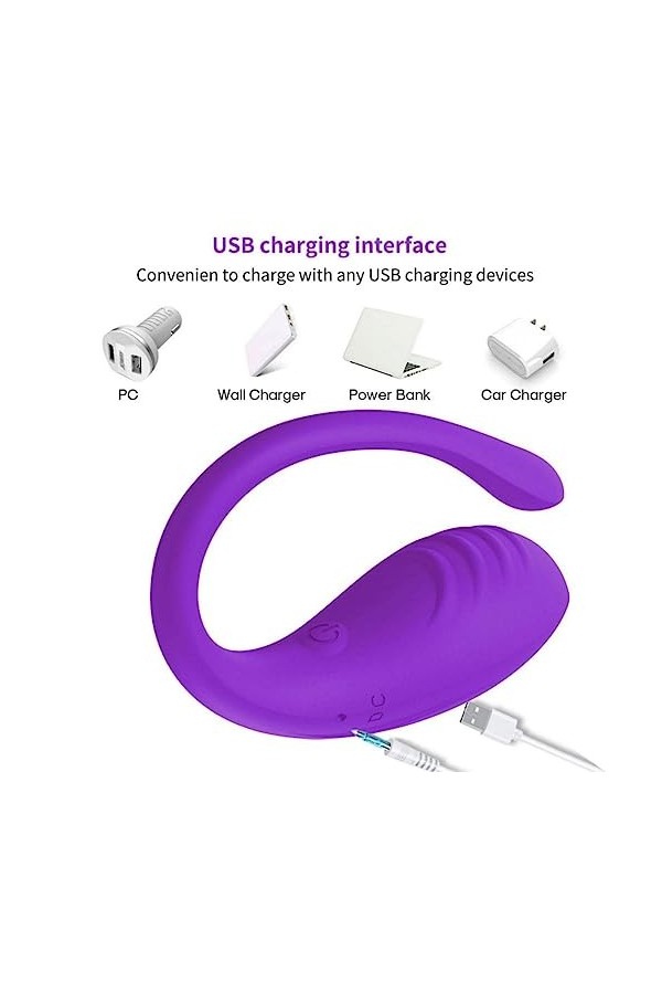 Mini Vibromasseurs Feminin Clìtøridîén Petit Oeuf Vibrant Connecté Telephone, Sextoyse Cõuple Plaîsir Femme Séx Oeuf Vibrant 