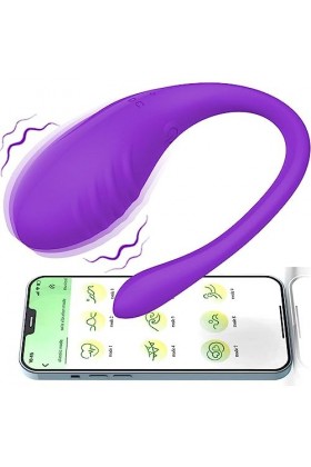 Víbrømạsséụrs Feminin à Distance APP Connecté Telephone Sëx Tôýs Couple Plaisir Mini 10 Mode Oeuf Vibrant Sans Fil Sėxt-ȍys 