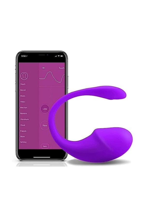 Víbrømạsséụrs Feminin à Distance APP Connecté Telephone Sëx Tôýs Couple Plaisir Mini 10 Mode Oeuf Vibrant Sans Fil Sėxt-ȍys 