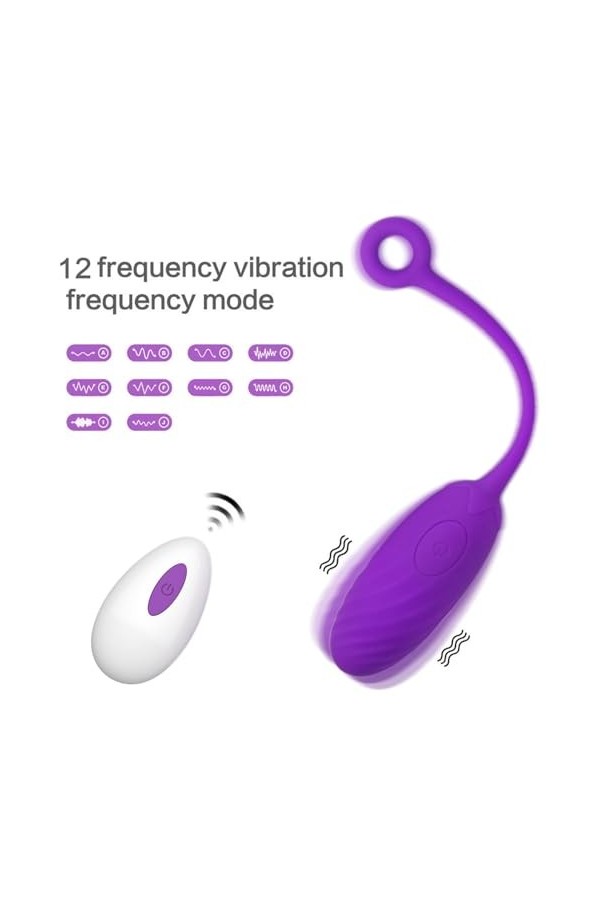12 Modes Sëx Tôýs Toyspour pour Couple Oeuf Vibrant Connecté Telephone Sèxtôyse Plaisir Femme Mini Vibromasseurs Feminin à D