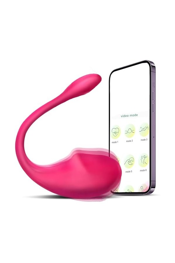 Oèūf Vîbràňt Connecté Telephone 10modes, Vîbròmàssêūrs Feminin à Distance 10modes, Mini Vîbròmàssëúrs Feminin Connecté Teleph