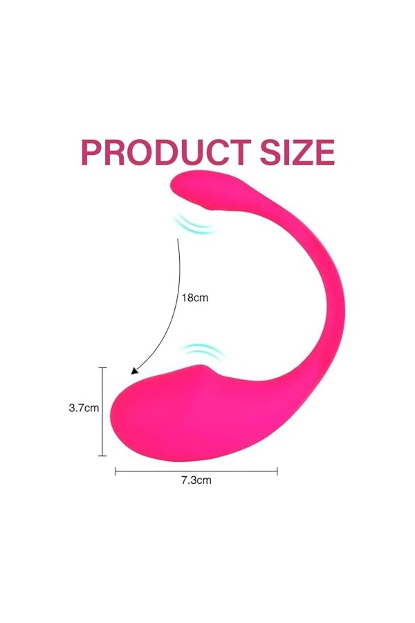 Oèūf Vîbràňt Connecté Telephone 10modes, Vîbròmàssêūrs Feminin à Distance 10modes, Mini Vîbròmàssëúrs Feminin Connecté Teleph