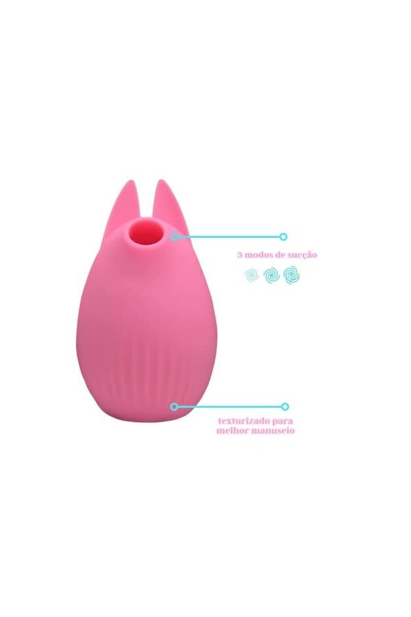 Stimulateur clitoridien Bunny USB rose Martie - WS-NV039PNK - Rose