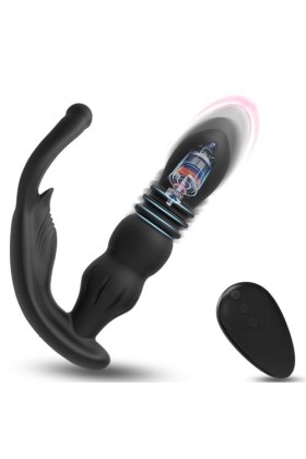 Vibrateurs Anaux Màssëūrs dë Prostàtë Vibrànt VibrateṺr șans Fil Télécommánde Màtériau ên siliconê Pródūits póūr ázdūltes pòú