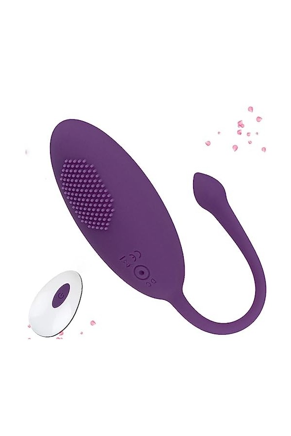 12 Modes Oeuf Vibrant Connecté Telephone Mini Vibromasseurs Oeuf Feminin Telecommande à Distance Bluetooth Oeuf Vibrant Femme