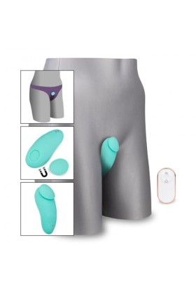 Stimulateur culotte vibrante télécommandé Shadow - LOVE AND VIBES Vibromasseur pour femme et couple