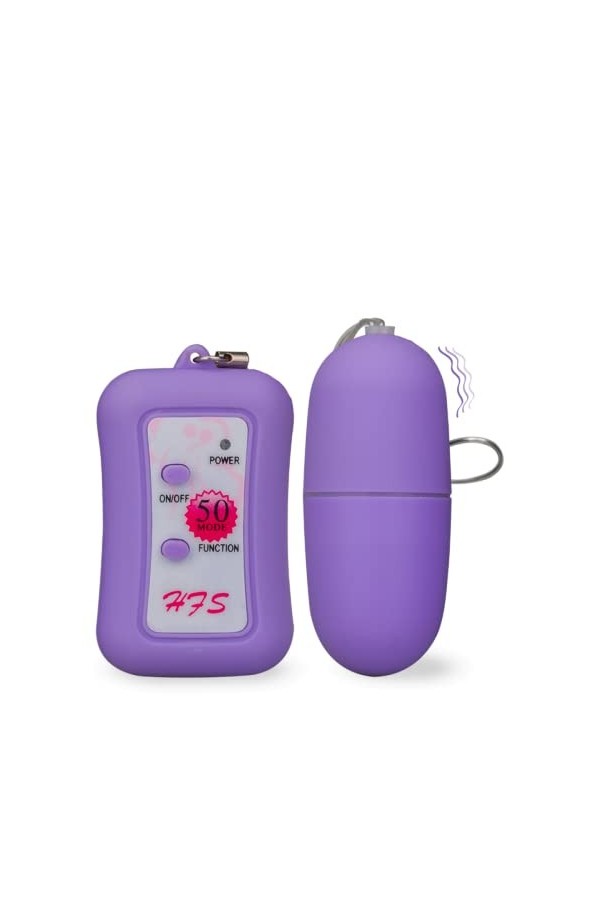 Oeuf vibrant giga-bullet 50 modes- sans fil pour femme et couple