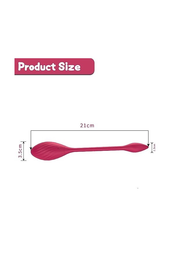 Oeuf Vibro Connecté Telephone Discret Vibromasseurs Feminin Mini - Silencieux, Oeuf Vibromasseur Telecommande à Distance App,