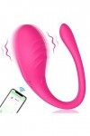 Mini Vibromasseurs Feminin Petit Oeuf Vibrant Connecté Telephone, Sextoyse Femme Séx Oeuf Vibrant Sans Fil Telecommande a Dis