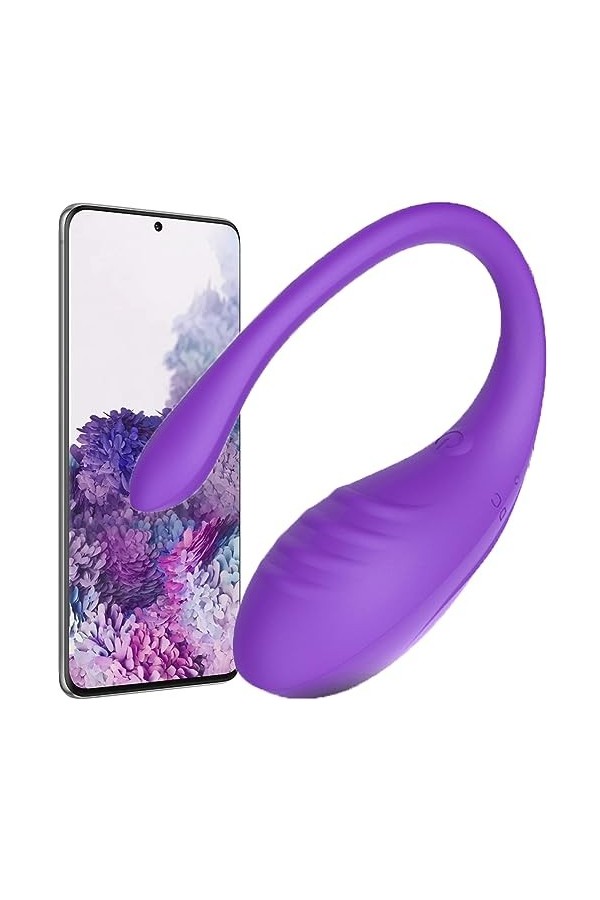 SieHam Vîbrómasseurs Feminin Connecté Telephoeuf Vîbrant Femme Aans Fil Application, Séx ToýS Femme Oeuf Viḅrante Femme À Di