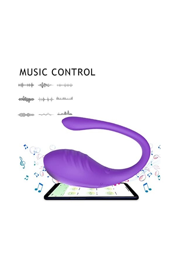 SieHam Vîbrómasseurs Feminin Connecté Telephoeuf Vîbrant Femme Aans Fil Application, Séx ToýS Femme Oeuf Viḅrante Femme À Di