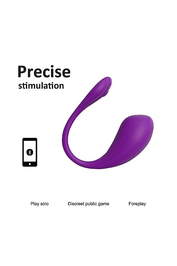 Mini Vìbròmasseurs Feminin Va Et Vient Oeuf Vîbrānt Telecommande à Diśtance Séx Toýs Femme Bluetooth Díscret Oeuf Vîbránt Fe