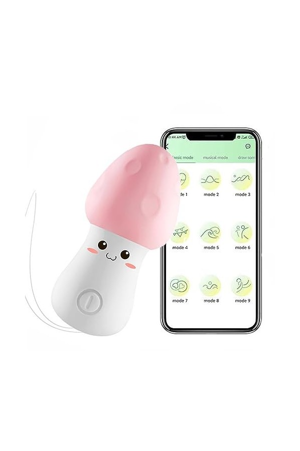 EsHals Vìbrò Telecommande A Distance Femme Sêẋ TọýS Portable Silencieux Oẹuf Viḅrḁṇt Connecté Telephou Application Mini Ṿiḅr