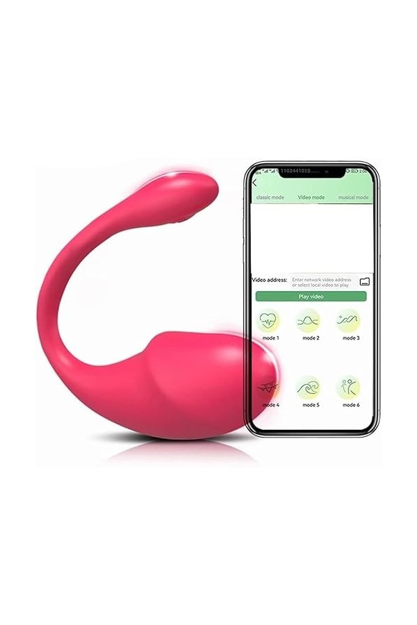 Fe Vibrant Connecté Telephone App, Cltte Ve Fe sans Fil à Distance Prtable Of V