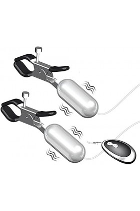 RUITEXUN 20 Frequency De Vibration Femme Vibromasseur Clip en métal pinces de poitrine pour femmes pour cadeau de petite amie
