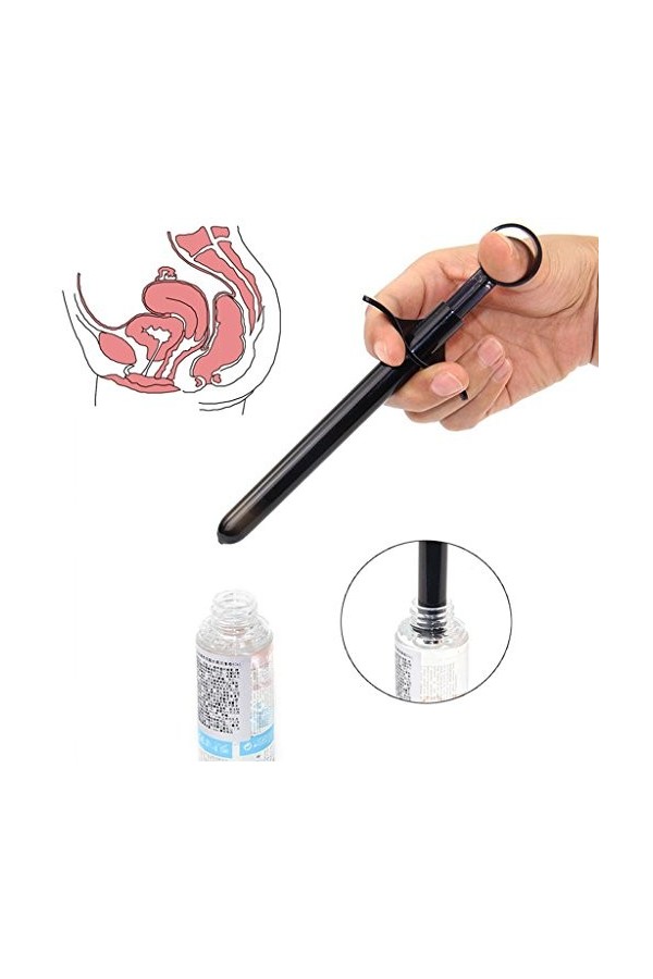 ZChun Seringue gay dinjecteur de lubrifiant de lanceur de lubrifiant personnel