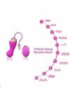 Poìnt Ǵ̣ Vībràtéur Víbrõ Vîbròmãśseūrs Feminin à Diśtance Díscret Oéufs Vîbrant TéLéCommandé sans Fil Silicøne Màsseur, o