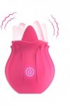 Langue Jouets à lécher à sucer rose stimulant clitoridien puissant avec clitoridiens stimulants,masseur de point G étanche,jo