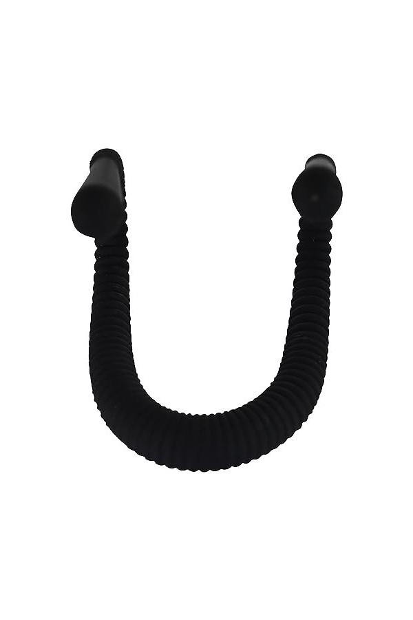 Masseur noir, en silicone, étanche