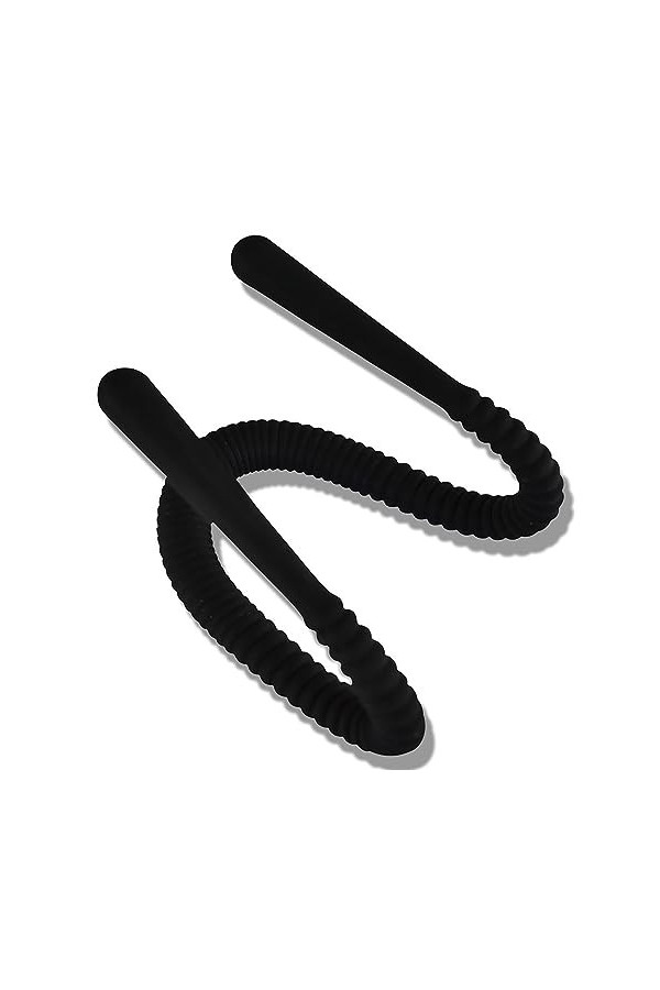 Masseur noir, en silicone, étanche