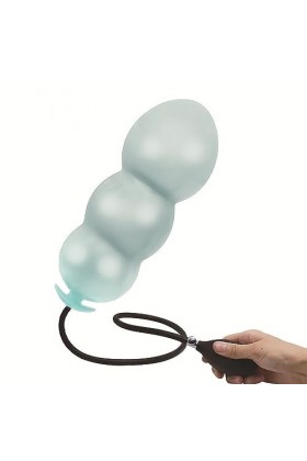 Silicone perle masseur, noir silicone masseur, perle, étanche,Blanc