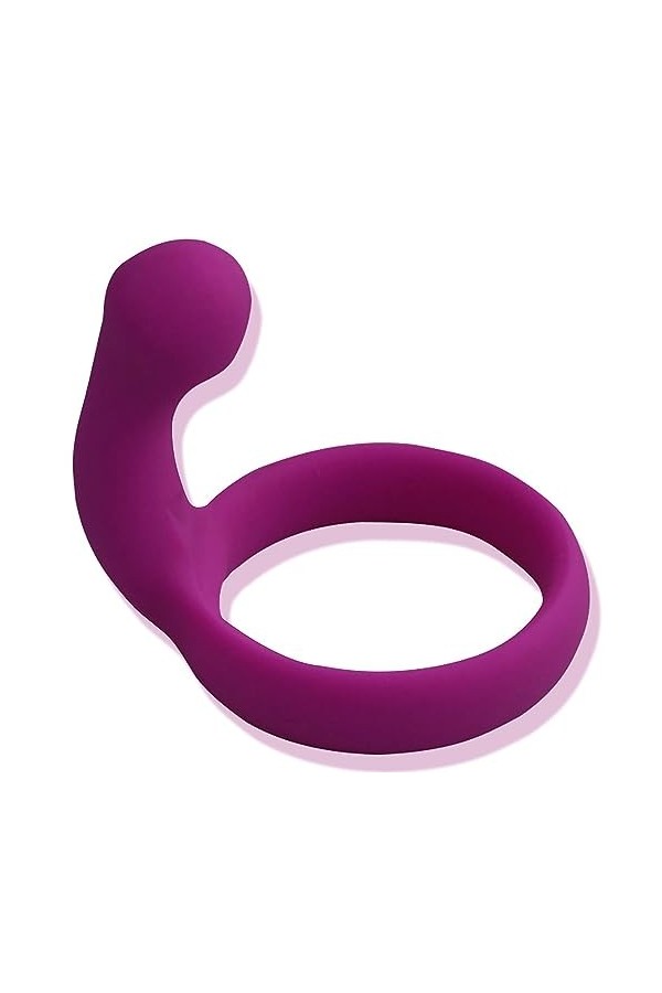 Masseur en forme de silicone, imperméable, facile à nettoyer,Violet