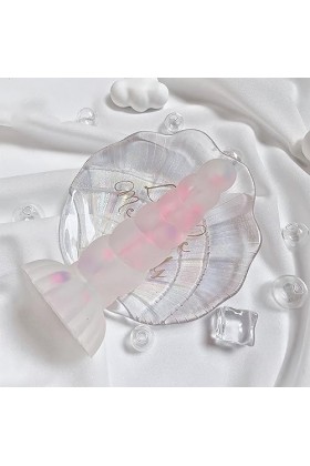 Masseur en silicone transparent, imperméable à leau, facile à nettoyer, texture douce