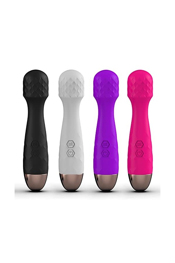 Puissant Vibromasseur Clitoridien pour Femme,Masseur de vibration avec sept types de modes de vibration aspiration,charge mag