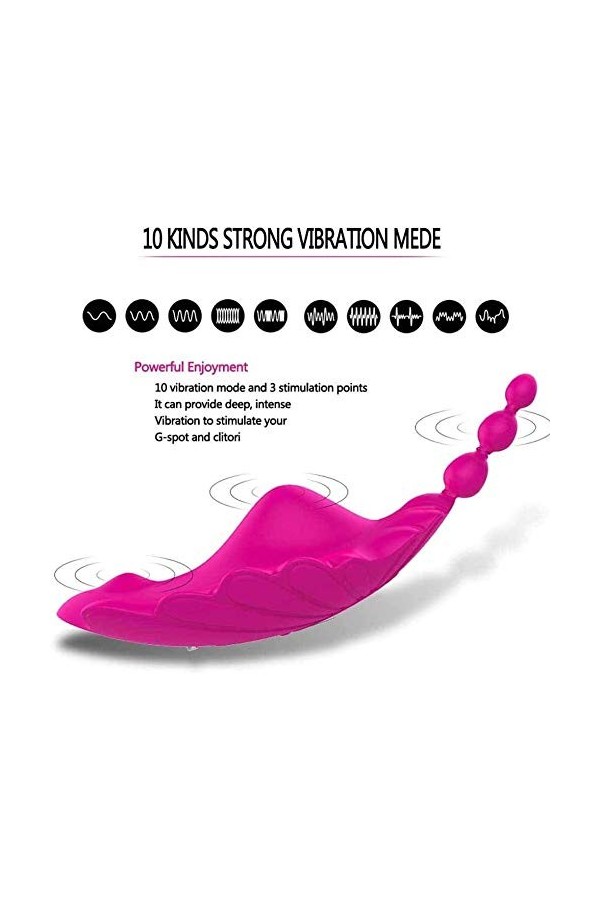 Vibromasseur Feminin Clitoridien - Stimulateur clitoris 10 modes SL07sexes couple plaisir