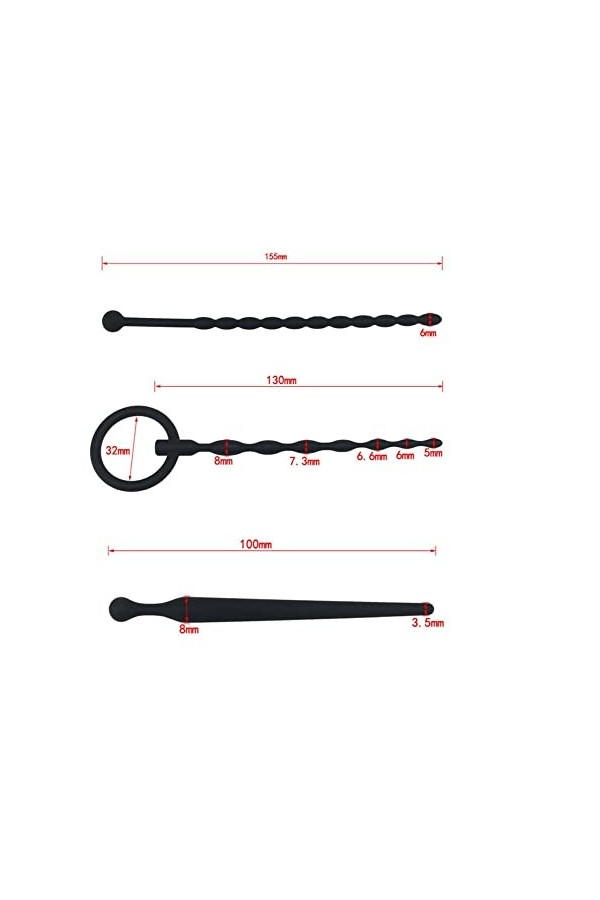 Cathéter en Silicone Cathéter dexercice pour Homme Lot de 8, Son