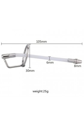 Métal plug creux tube transparent jouet bâton hommes chambre outils