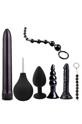 7Pcs/Pack Bûtt Plǖg Àmàl Ḅeạds Śexǚles Jouets ïntiṃate Jouets pour Gây Coǖple