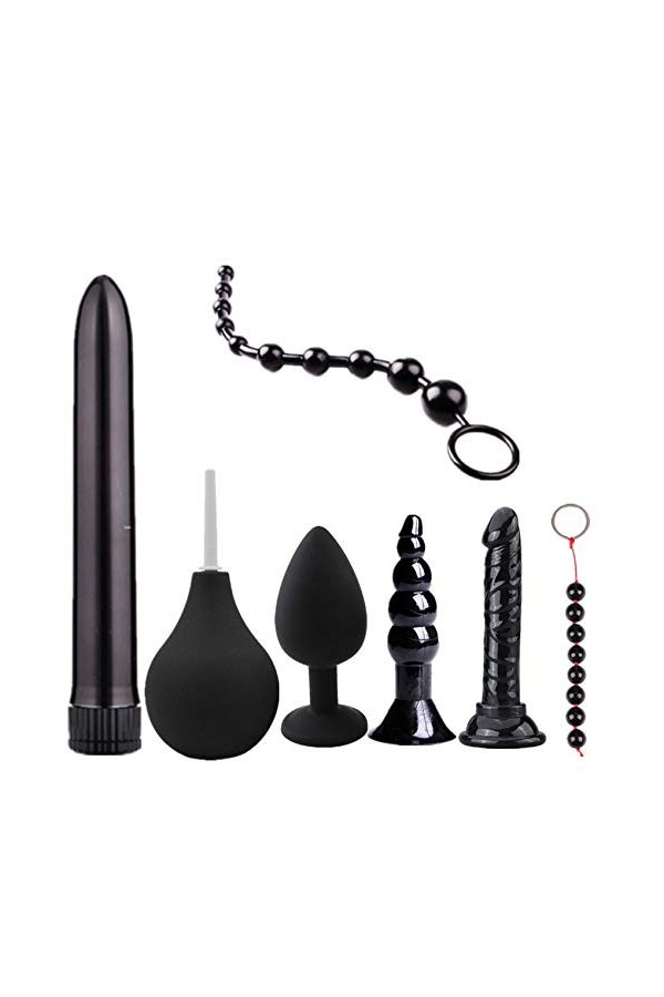 7Pcs/Pack Bûtt Plǖg Àmàl Ḅeạds Śexǚles Jouets ïntiṃate Jouets pour Gây Coǖple